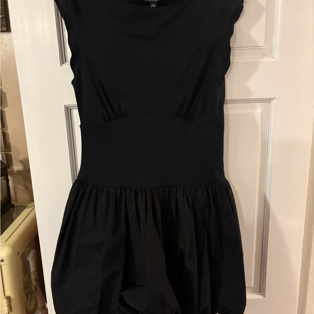 J. Crew Bubble-hem Mixy Dress S
